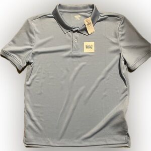 Old Navy Light Gray Polo Shirt